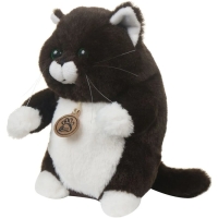 Мягкая игрушка «Кот толстый», цвет горький шоколад, 20 см Мягкая игрушка «Кот толстый», цвет горький шоколад, 20 см