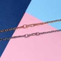 Кулоны &laquo;Неразлучники&raquo; крыло, цвет серебристо-золотой, 45 см