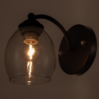 Бра 2073/1 E27 40Вт черный 17х13х20 см