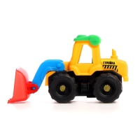 Набор тракторов «Весёлая стройка», инерционные, в наборе 6 шт., цвет МИКС Набор тракторов «Весёлая стройка», инерционные, в наборе 6 шт., цвет МИКС