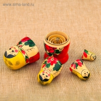 Матрёшка «Зоя», желтый платок, 5 кукольная, 12 см Матрёшка «Зоя», желтый платок, 5 кукольная, 12 см