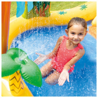 Игровой центр &laquo;Динозавр&raquo;, с распылителем, 249 х 191 х 109 см, от 2 лет, 57444NP INTEX