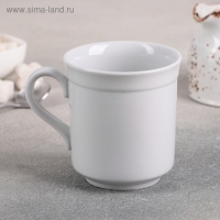 Кружка фарфоровая &laquo;Цилиндрический&raquo;, 250 мл, d=8,2 см