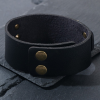 Браслет-оберег &laquo;Коловрат&raquo; солнце, цвет чёрный с чернёным золотом, 23 см