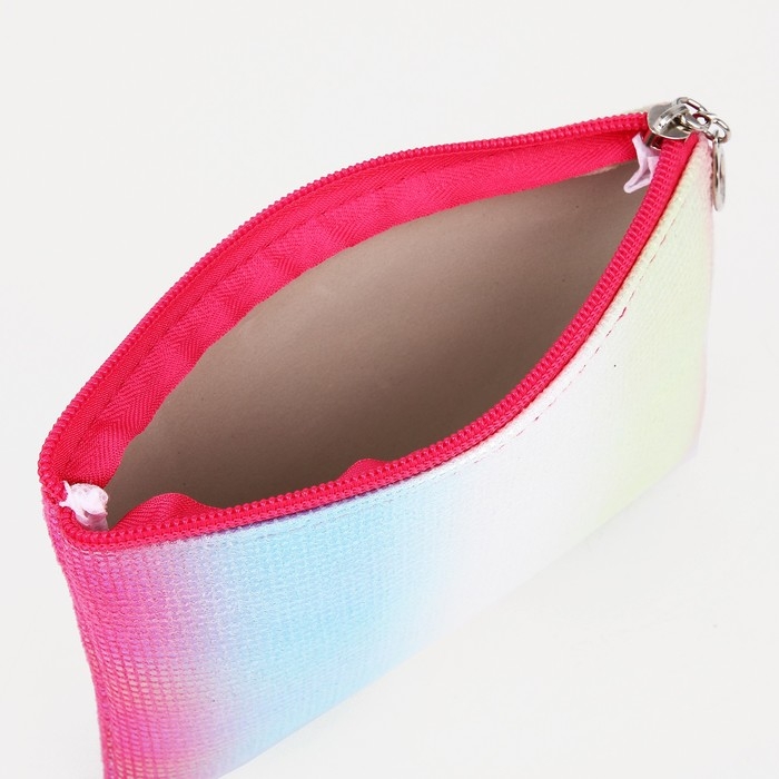 Набор косметичек 2 в 1 на молниях, цвет малиновый Набор косметичек 2 в 1 на молниях, цвет малиновый