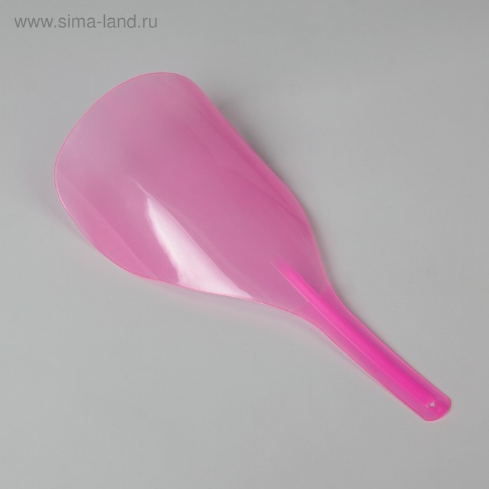 Экран для защиты лица, с ручкой, 31,5 &times; 13,5 см, цвет розовый