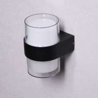 Светильник фасадный &laquo;Гранд двойной&raquo;, FSD-081, 10 Вт, 3000К, IP65, 220 В, металл, черный