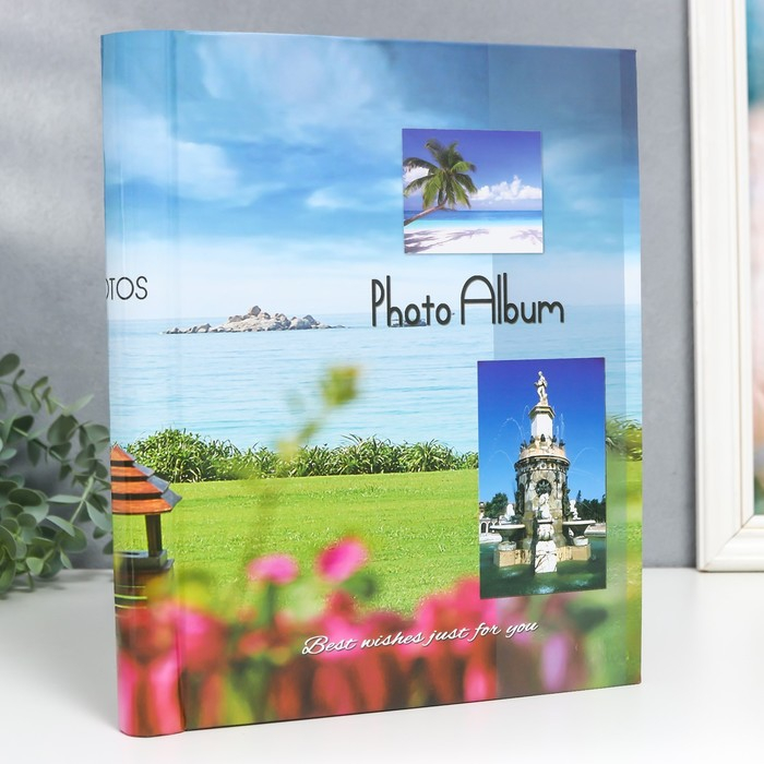 Фотоальбом магнитный 20 листов "Острова" МИКС 29х24х2,5 см