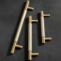 Ручка-рейлинг CAPPIO PIMPLY, d=12 мм, м/о 160 мм, цвет золото