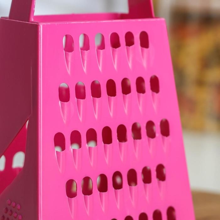 Тёрка четырёхгранная &laquo;Яркость цвета&raquo;, 16 см, цвет МИКС