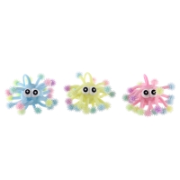 Мяч детский резиновый ёжка световой &laquo;Чудик&raquo;, цвета МИКС