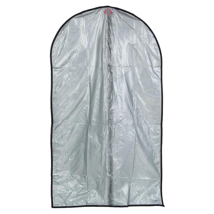 Чехол для одежды Доляна, 60&times;90 см, цвет серый