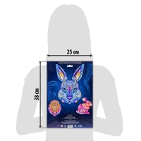 Фигурный пазл &laquo;Заяц&raquo;, на подложке, 56 деталей