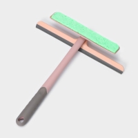 Щётка для окон Доляна &laquo;Элит&raquo;, целлюлозная губка 21&times;4 см, поворотный силиконовый водосгон27,5, 28&times;34&times;6 см, цвет МИКС