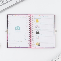 Анкета на замочке, в твердой обложке А6, 40 листов &laquo;Анкета классной девчонки и ее подруг&raquo;