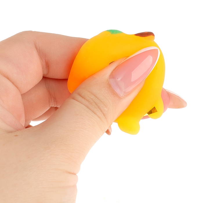 Хлопушка пневматическая "Зверюшки" 30см серпантин+ мялка