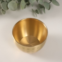 Сувенир латунь "Чаша для приблечения богатства Бай Фу" d-6,5 см 6,5х4,3 см Сувенир латунь "Чаша для приблечения богатства Бай Фу" d-6,5 см 6,5х4,3 см