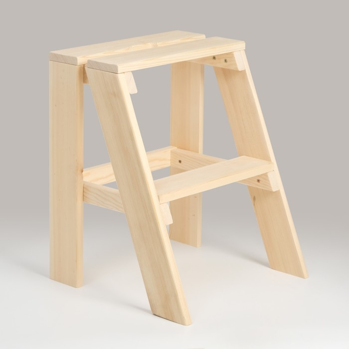 Табурет-стремянка, 40×40×50см, из хвои Табурет-стремянка, 40×40×50см, из хвои