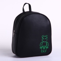 Рюкзак школьный из искусственной кожи &laquo;Неон&raquo; 27х23х10 см