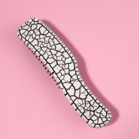 Расчёска массажная, 14,5 &times; 3 см, цвет белый