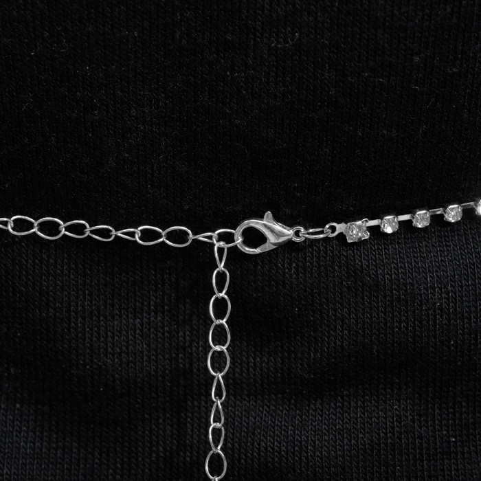 Портупея &laquo;Бикини&raquo; нить, цвет белый в серебре