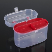 Органайзер для хранения со вставкой, 15&times;7,5&times;10 см, цвет МИКС