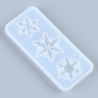 Форма силиконовая универсальная &laquo;Снежинка&raquo; 3 в 1, размер: от 2,4 до 3 см