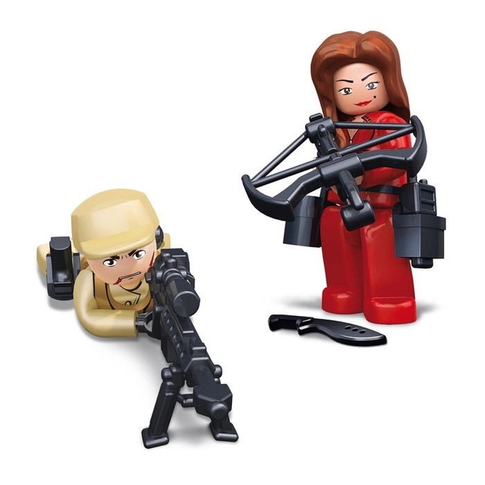 Конструктор фигурки &laquo;Полиция и грабители&raquo;, 1 шт., МИКС