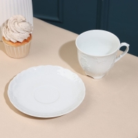 Чайная пара &laquo;Rococo&raquo;, 250 мл, фарфор