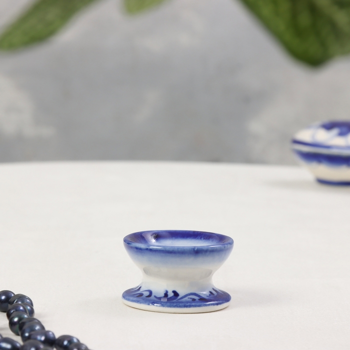 Сувенир &laquo;Яйцо на подставке&raquo;, 10.х6 см, гжель