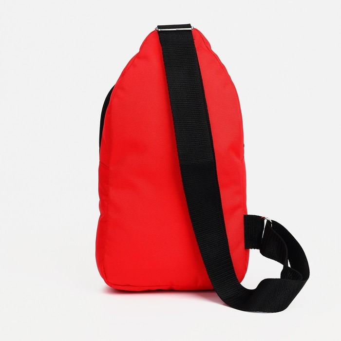 Сумка-слинг из текстиля, &laquo;ЗФТС&raquo;, цвет красный