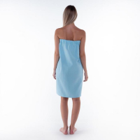 Полотенце банное Этель «Парео» с карманом 80*140 см. цв.небесный, 100% хл, вафля 240 г/м2 Полотенце банное Этель «Парео» с карманом 80*140 см. цв.небесный, 100% хл, вафля 240 г/м2