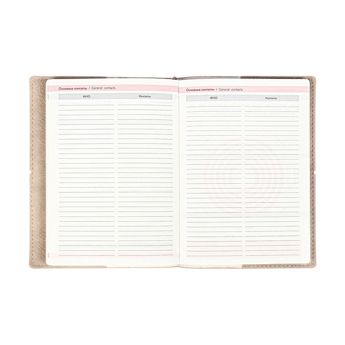 Ежедневник датир 2025г А6+ 176л ESCALADA, мяг обл, иск кожа, тис ф, кр бл 70г/м2, бежевый Ежедневник датир 2025г А6+ 176л ESCALADA, мяг обл, иск кожа, тис ф, кр бл 70г/м2, бежевый