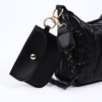 Сумка кросс-боди на молнии, цвет чёрный Сумка кросс-боди на молнии, цвет чёрный