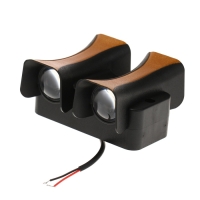 Светильник фасадный &laquo;Элегант&raquo;, FSD-043, 4 Вт, 3000К, 2 луча, IP65, 220 В, пластик, черный