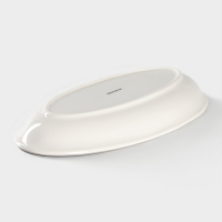 Блюдо Доляна &laquo;Зайка&raquo;, 28&times;14,5&times;3,5 см, цвет белый