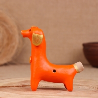 Абашевская игрушка "Собачка", 11х5х12 см, Кукушкин И.И. Абашевская игрушка "Собачка", 11х5х12 см, Кукушкин И.И.