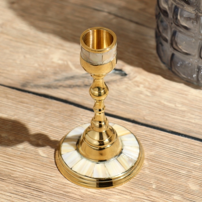 Подсвечник "Перси" 13,5 см, латунь