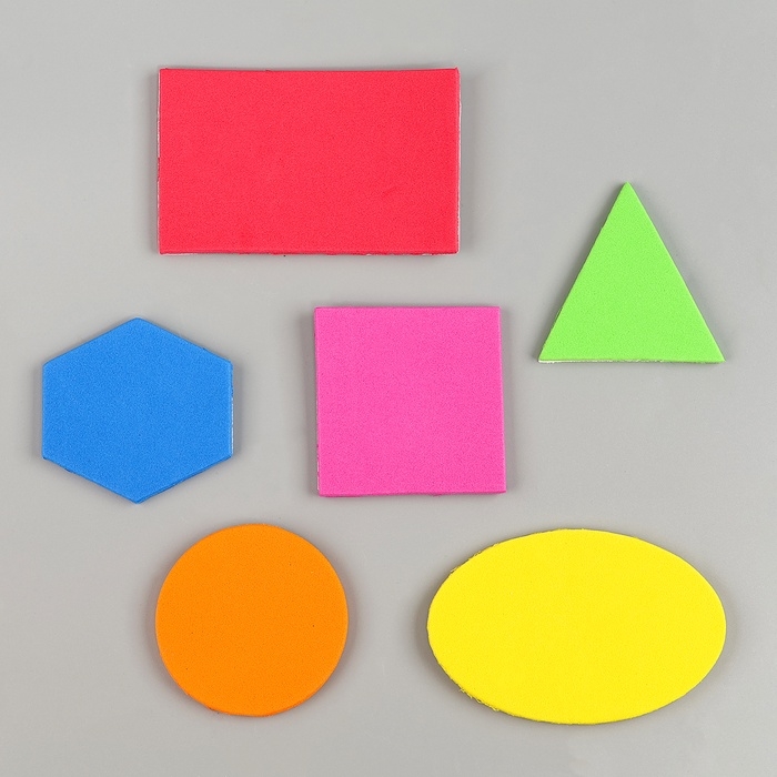 Набор фигурок из EVA "Геометрия", 6 шт