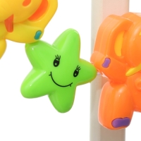 Растяжка на коляску/кроватку &laquo;Слоники&raquo;, 3 игрушки, цвет МИКС, Крошка Я