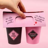 Подарочный набор &laquo;Со вкусом первого свидания&raquo; кофе: 100% арабика 8 г. и чайный напиток 3 г.