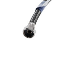 Подводка гибкая для воды ZEIN, фибро-нейлон, 1/2", гайка-гайка, 50 см, черная Подводка гибкая для воды ZEIN, фибро-нейлон, 1/2", гайка-гайка, 50 см, черная