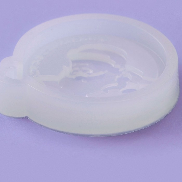 Силиконовый молд для леденцов и шоколада &laquo;Дед Мороз, с Новым годом!&raquo;