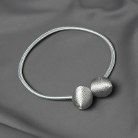 Подхват для штор &laquo;Шарики&raquo;, d = 3 см, 40 см, цвет светло-серый