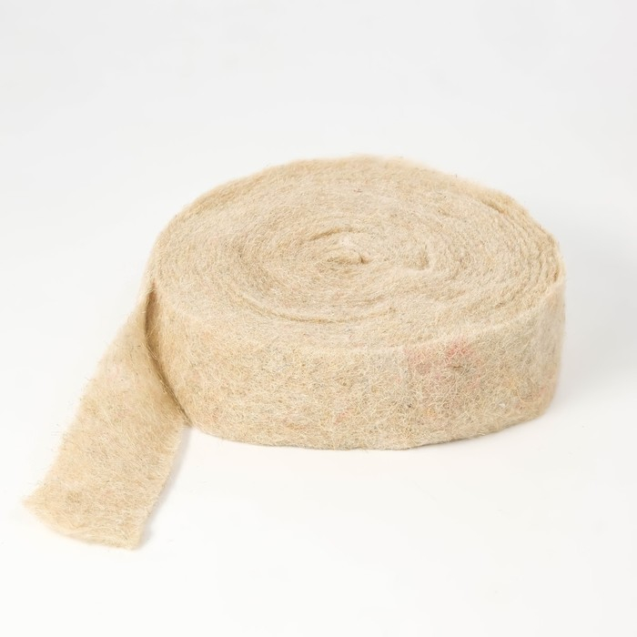 Джут межвенцовый утеплитель (Пряжа техническая) Евроджут 5-6мм* 100 мм, (20м) Джут межвенцовый утеплитель (Пряжа техническая) Евроджут 5-6мм* 100 мм, (20м)