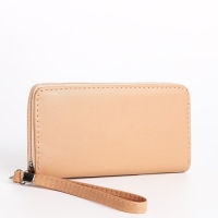 Кошелёк женский на молнии, цвет бежевый Кошелёк женский на молнии, цвет бежевый