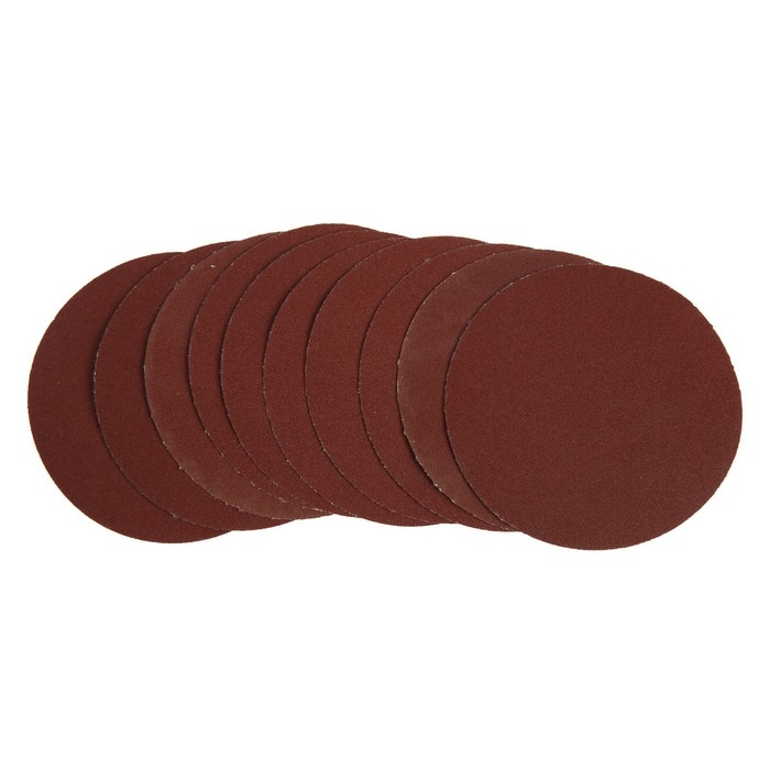 Круг абразивный шлифовальный под Круг абразивный шлифовальный под "липучку" ТУНДРА, 125 мм, Р150, 10 шт.