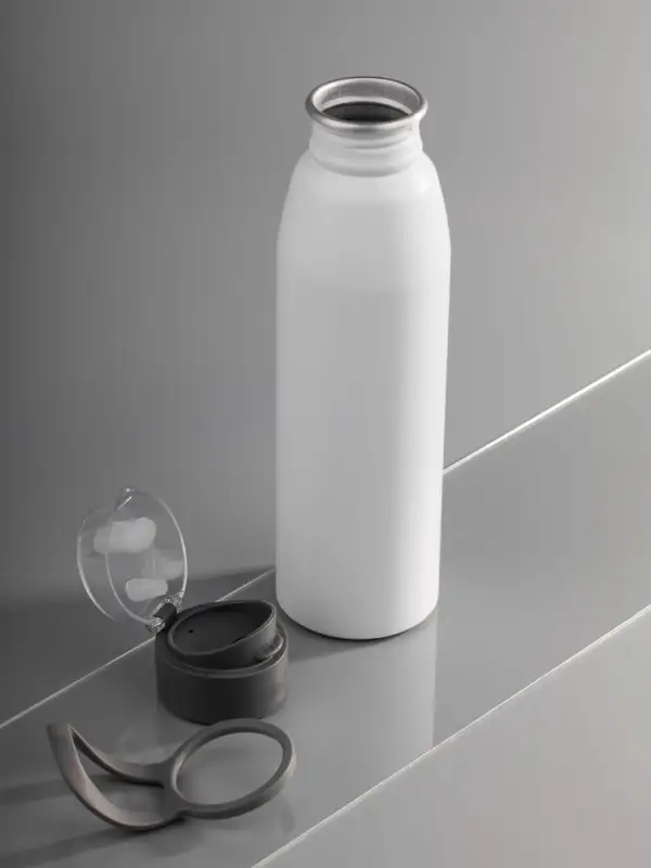Бутылка для воды Billy Gym, матовая белая