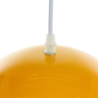 Светильник Lina 1х40Вт Е27 лимонный  26х26х32см