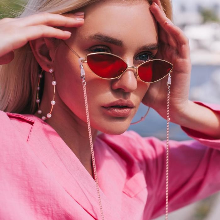 Серьги-кольца &laquo;Бусинки&raquo;, шар 6, цвет белый в золоте, d=7 см